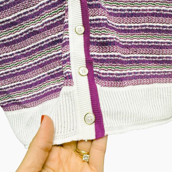 Veronica Beard Varia Striped Knit‎ Cardigan and Nabella Tank Set Size XS - Picture 5 of 16